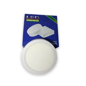 Էլ.պլաֆոն արտաքին, կլոր 12W սպիտակ LED